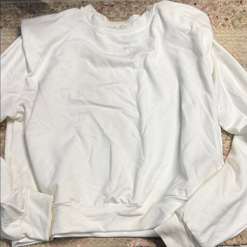 White Crewneck Women’s Sweatshirt